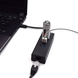 Ewent Ew1141 Hub Tipo-C 3pts.Usb 3.1+1pto. Gigabit