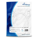 Cable De Antena Mediarange Conector Acoplador Coaxial 75ohm 1,5mw