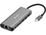 Sandberg Usb-C Dock Hdmi+Lan+Sd+Usb, 61w