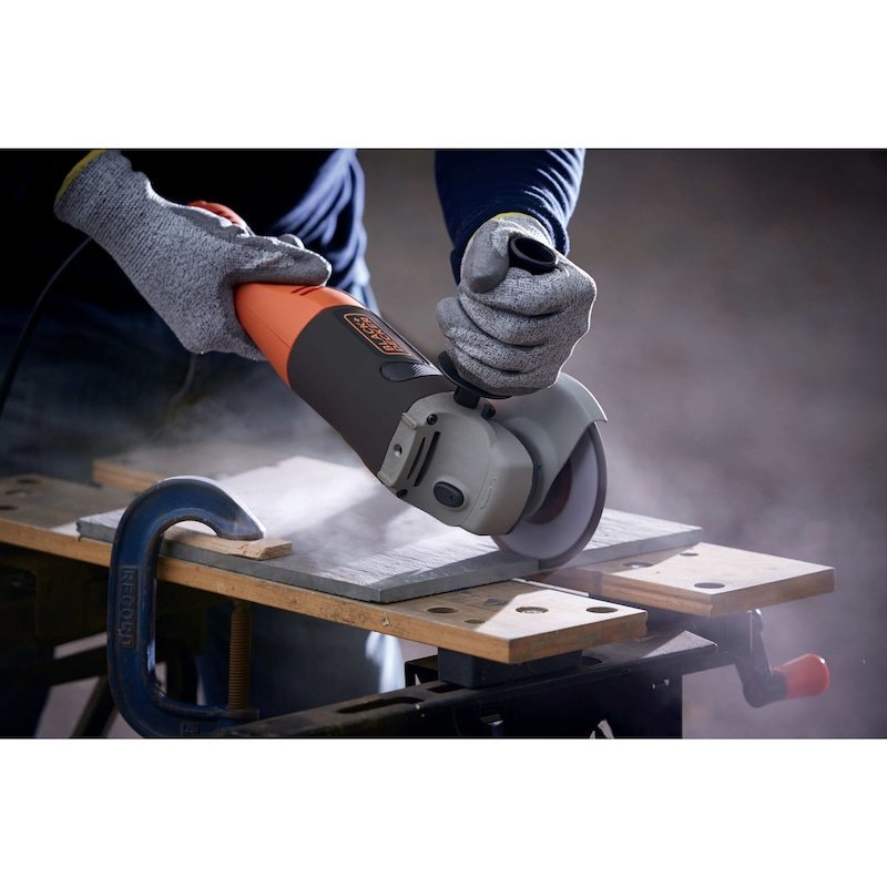 Black+Decker Amoladora Angular Kg1202k Kg1202k-Qs