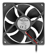EAN 4043619672912 - DeLOCK 67291 sistema de refrigeración para ordenador Carcasa del ordenador Ventilador 9,2 cm Negro 1 piez imagen 1