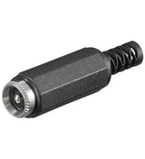 Conector Dc Hembra  - Diametro 2.1mm Goobay