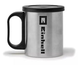 Taza De Café Einhell Para Cafetera Inalámbrica Te-Cf 18 Li-Solo (Acero Inoxidable/Negro, 240 Ml, Incluye Tapa)