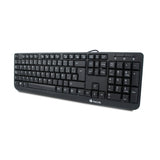 Teclado Italiano Ngs Funkyv3, Qwerty, It Usb Negro