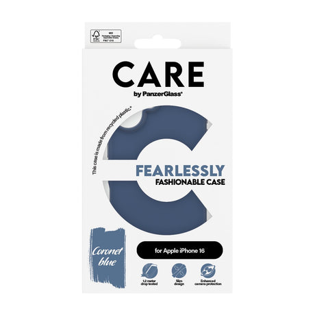 EAN 5715685004636 - PanzerGlass CARE™ by ® Case Blue iPhone 16 funda para teléfono móvil Azul imagen 3