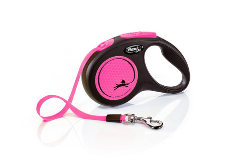 EAN 4000498032022 - Flexi Neon 5 m Negro, Rosa Perro Correa retráctil imagen 1