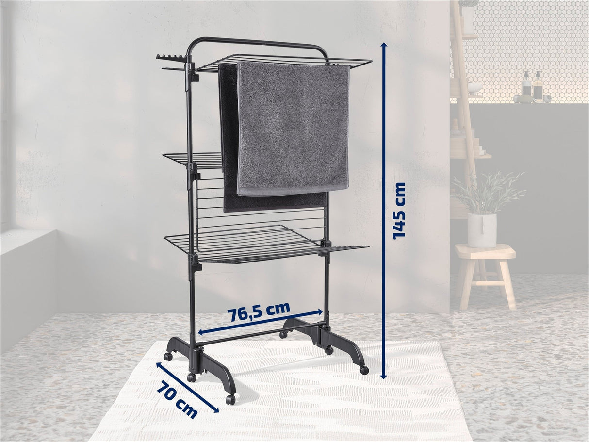 EAN 4006501816917 - Leifheit Seaford Tendedero de ropa Negro imagen 5