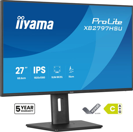 EAN 4948570125852 - iiyama ProLite XB2797HSU-B1 pantalla para PC 68,6 cm (27") 1920 x 1080 Pixeles Full HD LED Negro imagen 1