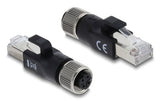 EAN 4043619908325 - DeLOCK 90832 cambiador de género para cable M12 4-pin RJ-45 Negro imagen 1