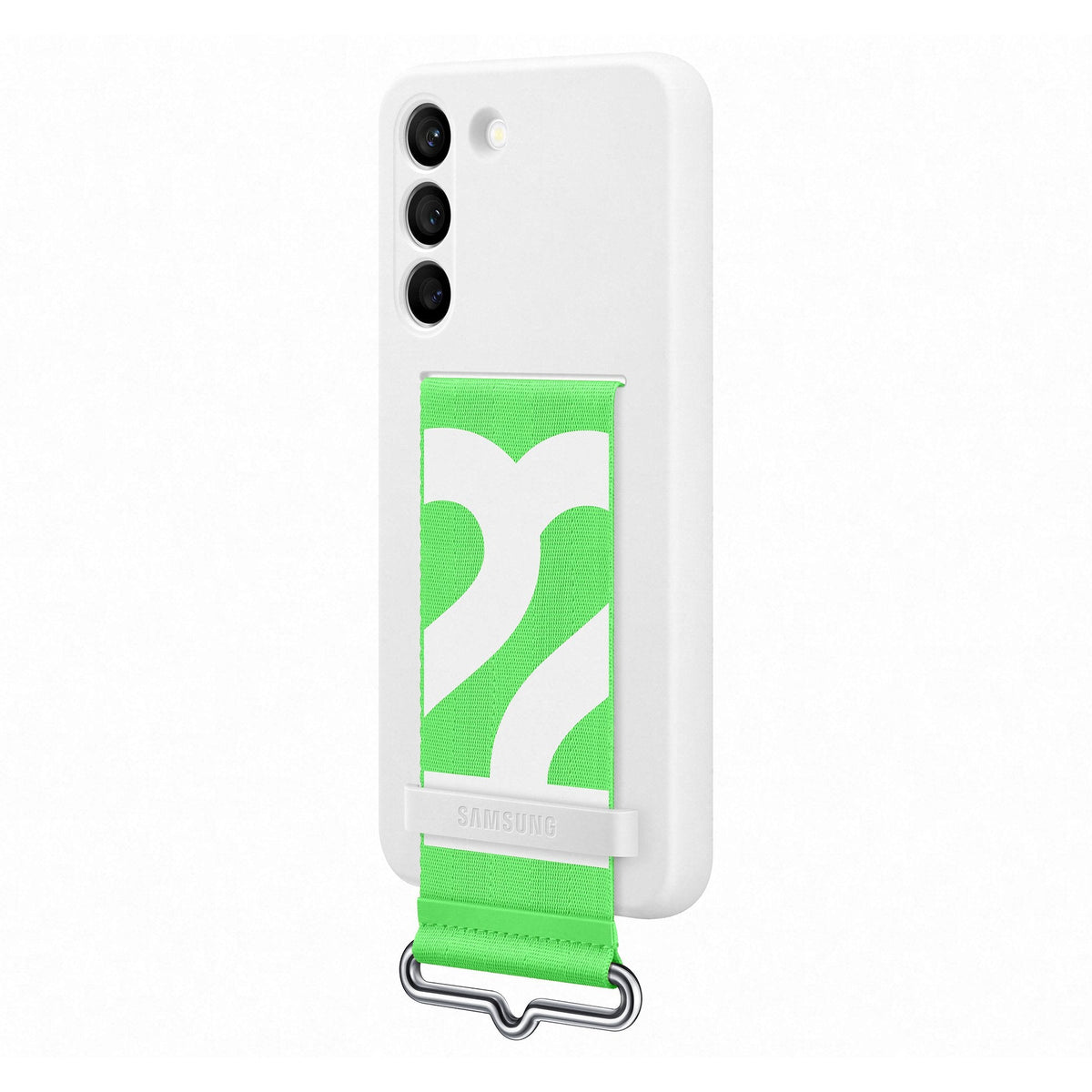 Funda Silico Samsung Galaxy S22 W/Strap Blanco