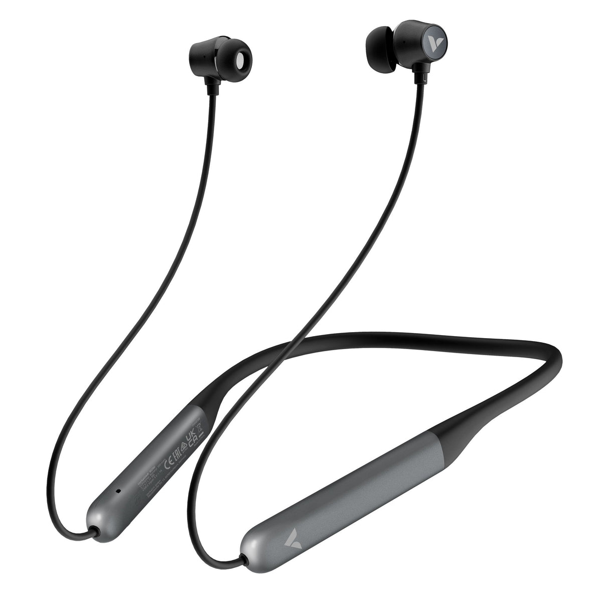 Trusound Anc Neckband  Earbuds, Black