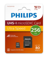 Philips Microsdxc Card     256gb Class 10 Uhs-I U1 Incl. Adapter