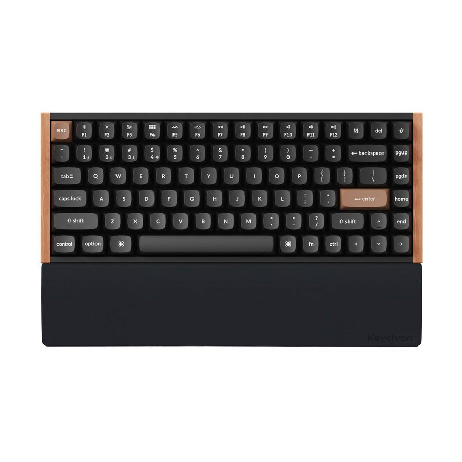 Keychron Silicone Palm Rest Para K4/Q5/V5 (Negro) Pr51