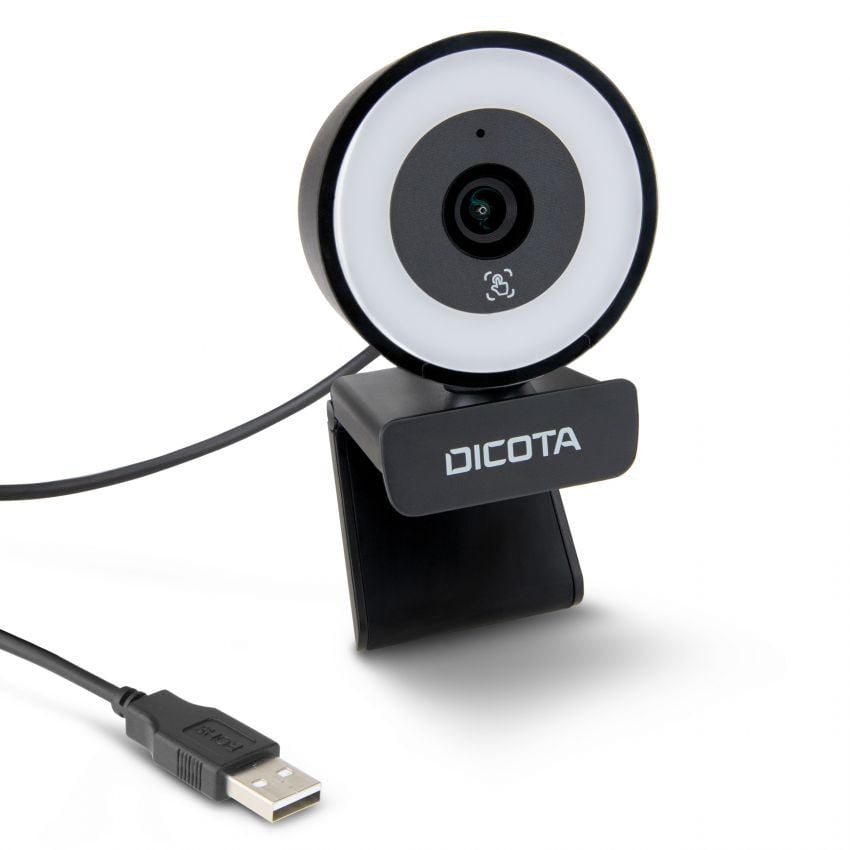 EAN 7640239421431 - DICOTA D32066 cámara web 5 MP 2592 x 1944 Pixeles USB 2.0 Negro imagen 3