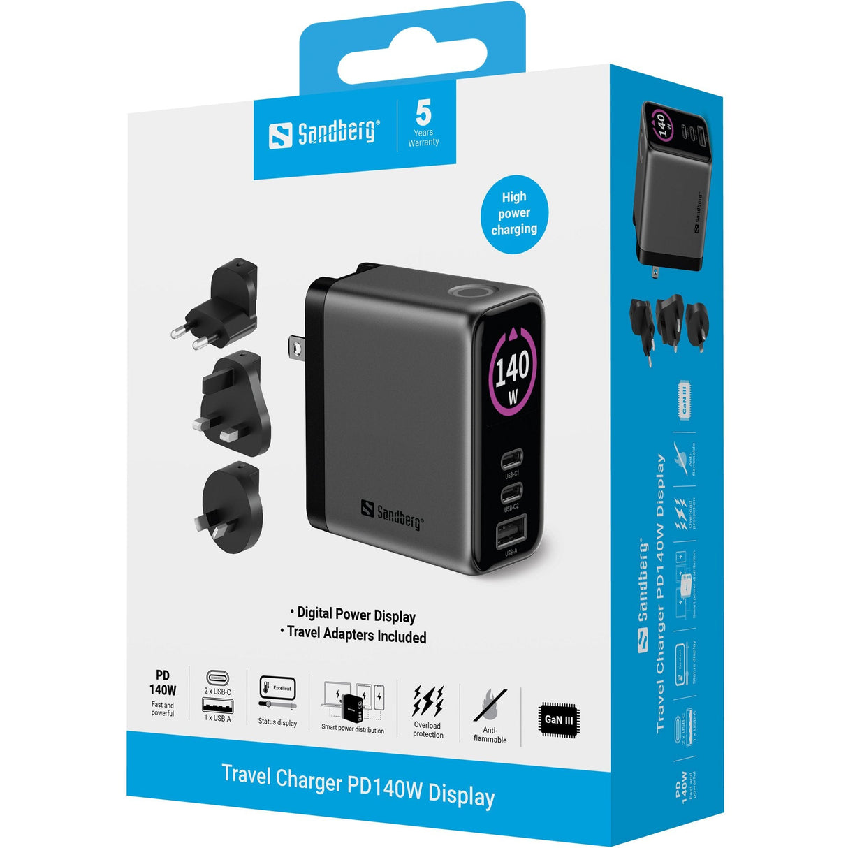 Travel Charger Pd140w Display
