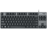 Teclado Alemán Logitech K835 Tkl Mechanical Keyboard Usb Grafito, Gris
