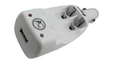 Arctic C4. Cargador Mechero Coche. 2 Pilas+Usb