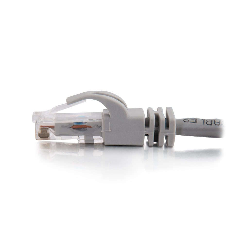C2g Cat6 Booted Unshielded (Utp) Network Patch Cable Cable De Interconexión Rj-45 (M) A Rj-45 (M) 2 M Utp Cat 6 Moldeado Sin Enganches Trenzado Gris