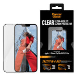 Panzerglass Screen Protector Iphone 16e  14  13 13 Pro  Ultra-Wide Fit W. Fastfit In-A-Box