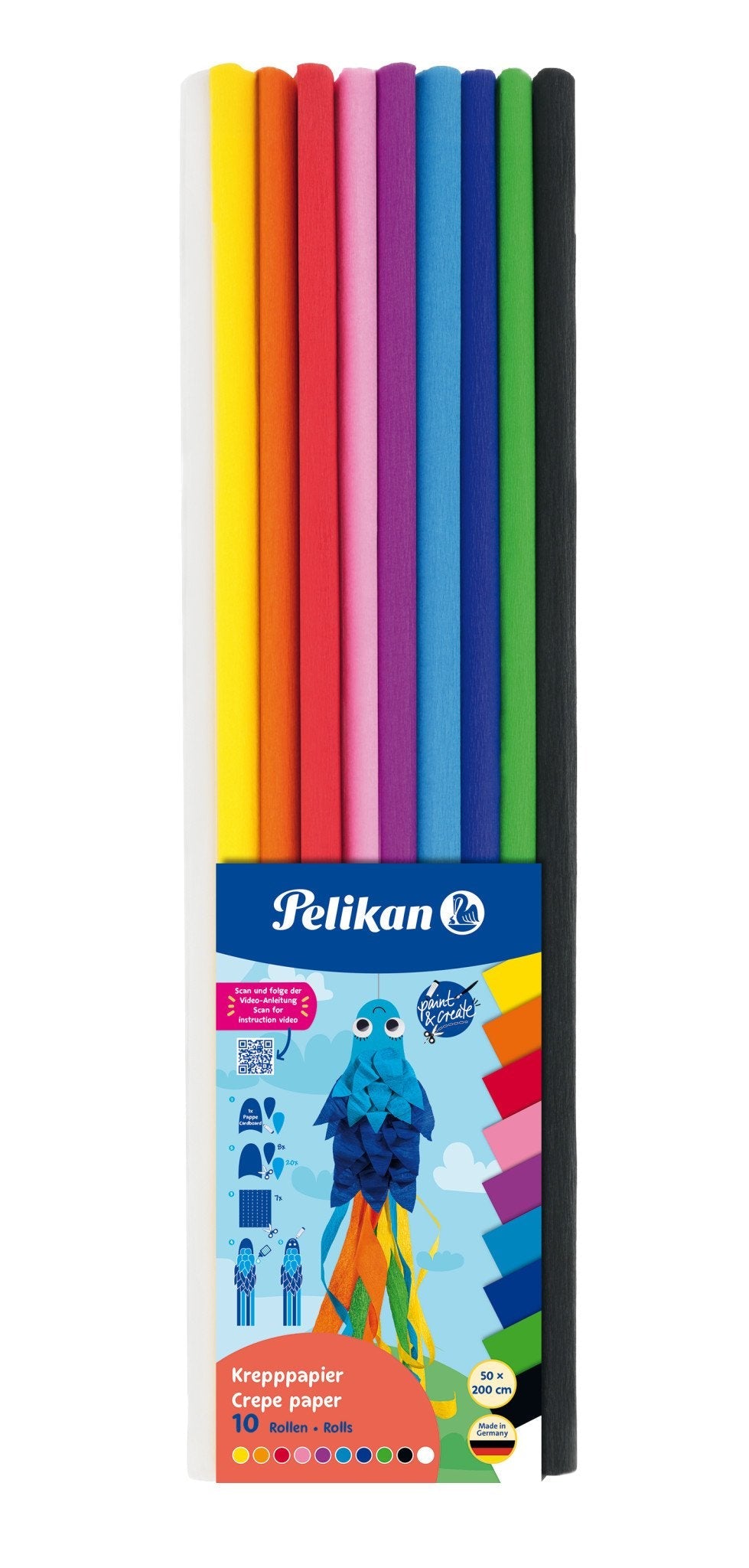 Pelikan 101622 Papel Crepe Multicolor