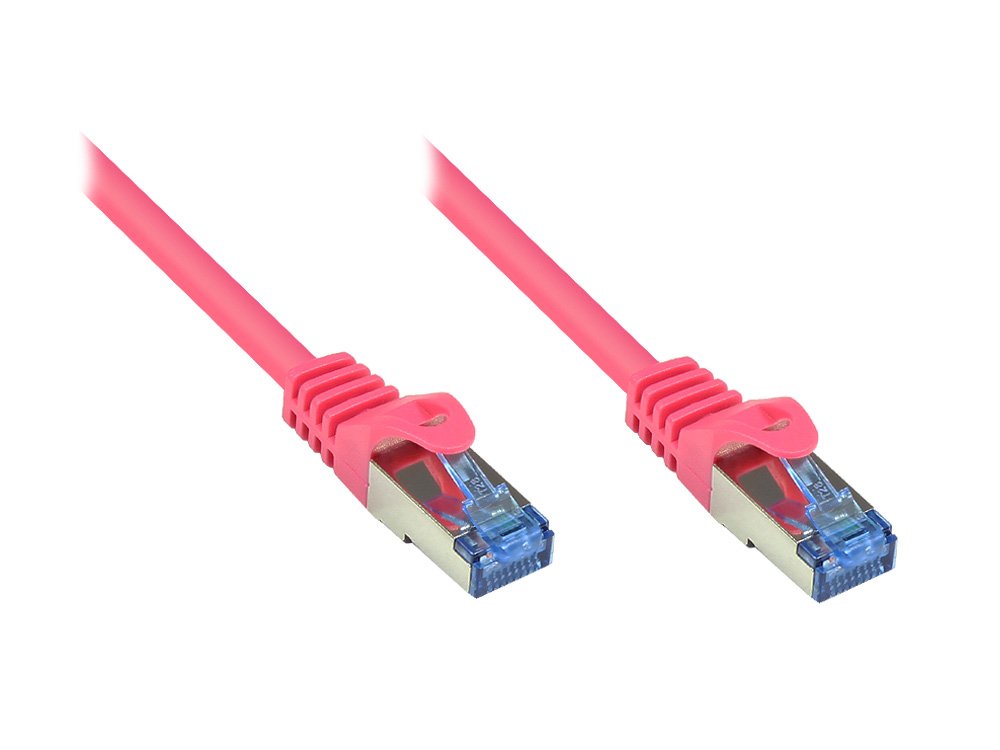EAN 4014619548392 - Alcasa Cat6a 1m cable de red Magenta S/FTP (S-STP) imagen 1