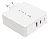 EAN 4262443280616 - LC-Power LC-GAN-100 cargador de dispositivo móvil Universal Blanco Corriente alterna Carga rápida Interio imagen 1