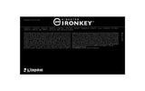 Pendrive Kingston Ironkey D500s 64gb Fips 140-3 Level 3 256bit Ikd500s/64gb