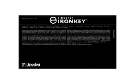 EAN 0740617334746 - Kingston Technology IronKey D500S unidad flash USB USB tipo A 3.2 Gen 1 (3.1 Gen 1) Negro imagen 7