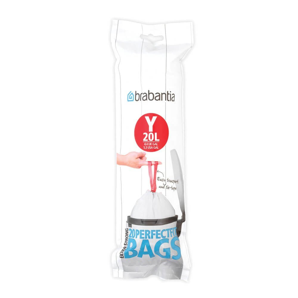 Brabantia 116742 Bolsa Para Basura 20 L Blanco 20 Pieza(S)