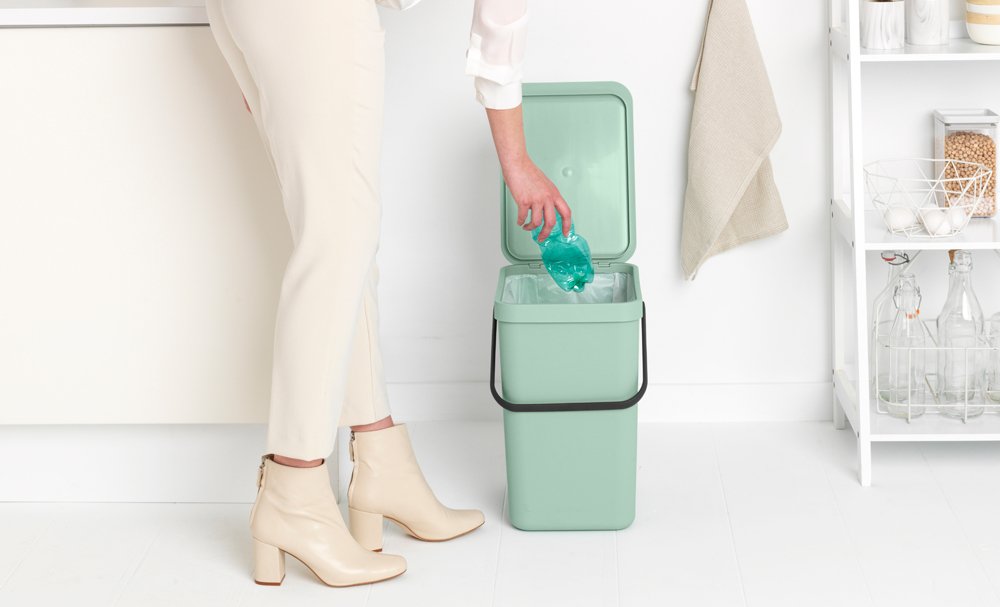 Brabantia Sort & Go Abfallbehäl. Jade Green 25 L