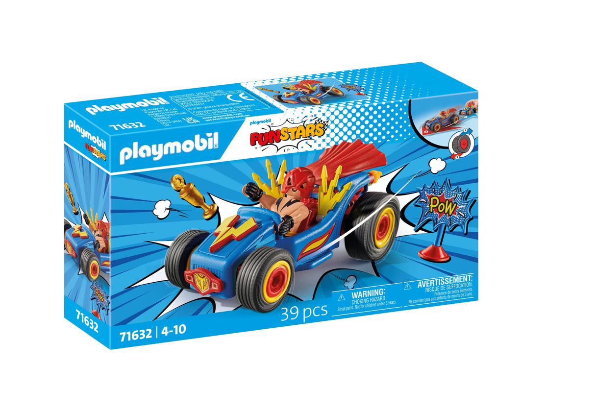 Playmobil 71632 Funstars Racing Luchador Juguete De Construcción 71632