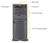 Barebone Server 4 U Tower Dual 3647 8 Hot-Swap 3.5" 1200w Redundant Platino Superworkstation 7049a-T