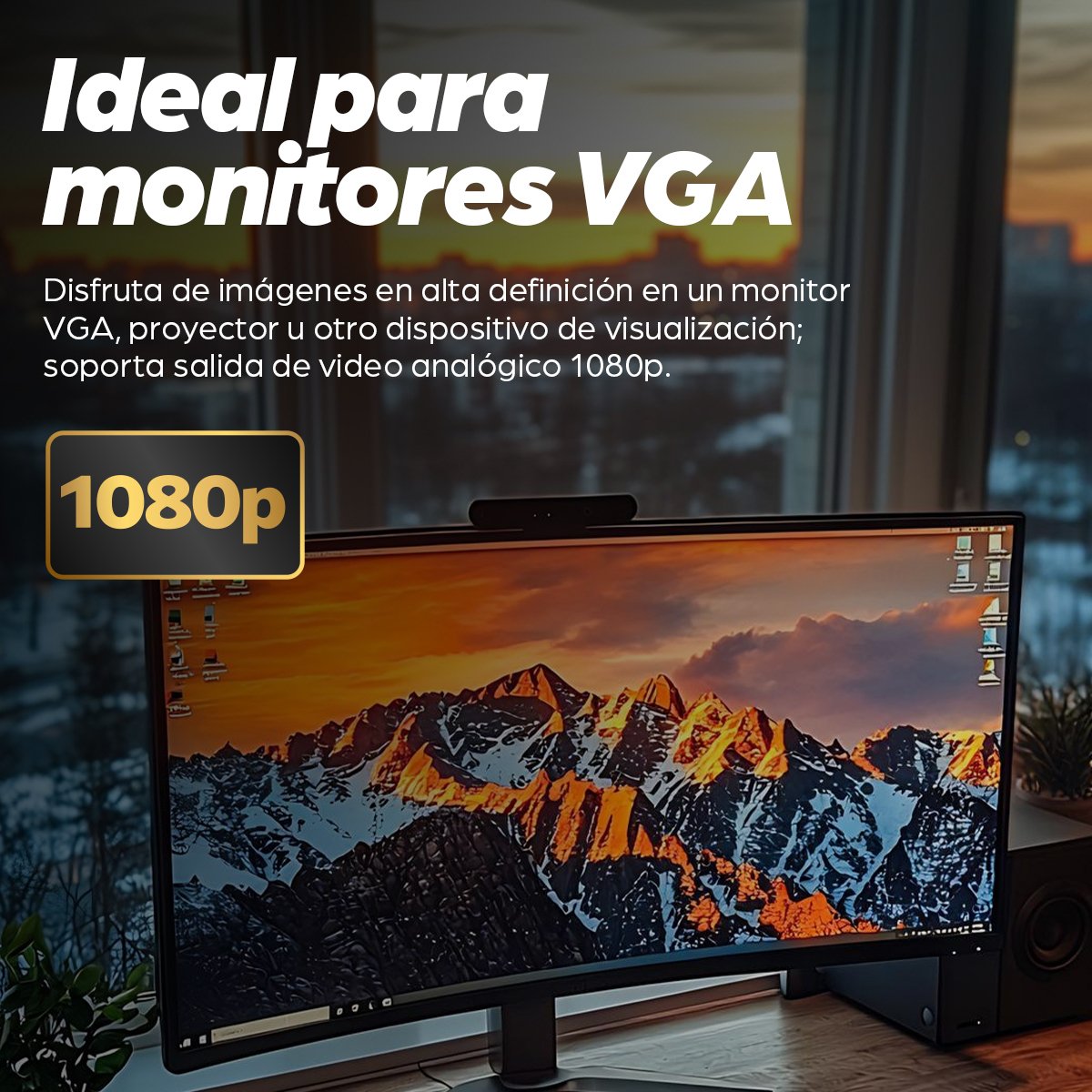 EAN 0766623151559 - Manhattan 151559 adaptador de cable de vídeo 0,3 m HDMI + 3.5mm VGA (D-Sub) Negro imagen 5