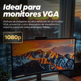 EAN 0766623151559 - Manhattan 151559 adaptador de cable de vídeo 0,3 m HDMI + 3.5mm VGA (D-Sub) Negro imagen 5