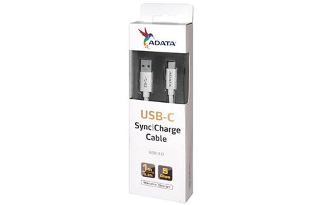 EAN 4712366969049 - ADATA USB-C - USB 3.0, 1m cable USB USB 3.2 Gen 1 (3.1 Gen 1) USB C USB A Blanco imagen 3