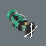 Wera Force Shape Compact Stubby Magazine Ra 1, Bit Set Black/Green, 6 Partes, 1/4 ", Con Función De Trinquete 05008891001