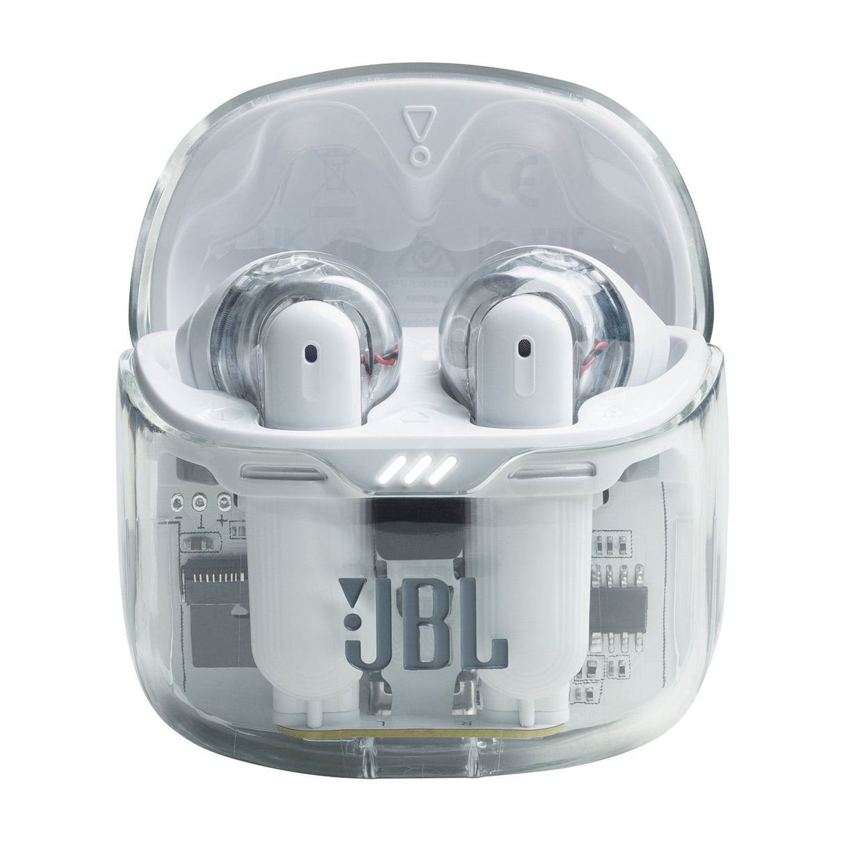 Auriculares  Jbl Tune Flex Ghost Edition Blanco  Bluetooth