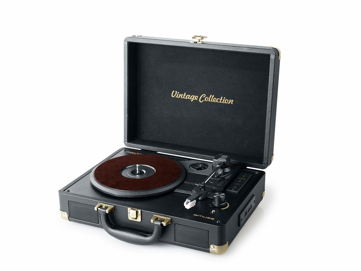 Muse Mt-103 Gd Stereo Turntable, Bluetooth, Black