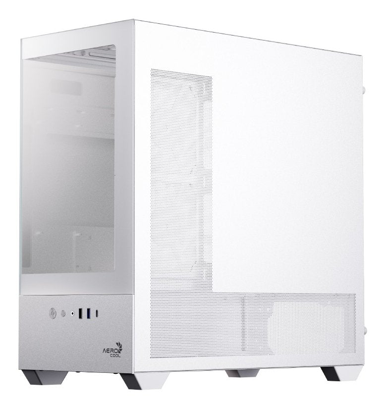 Caja Micro-Atx Aerocool P300d Digi Argb Cristal Templado Br