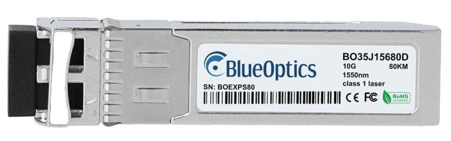 Blueoptics Alcatel-Lucent Sfp-10g-Zr Blueoptics Sfp+ Transceiver, 10gbase-Zr, Singlemode Fiber, 1550nm, 80km