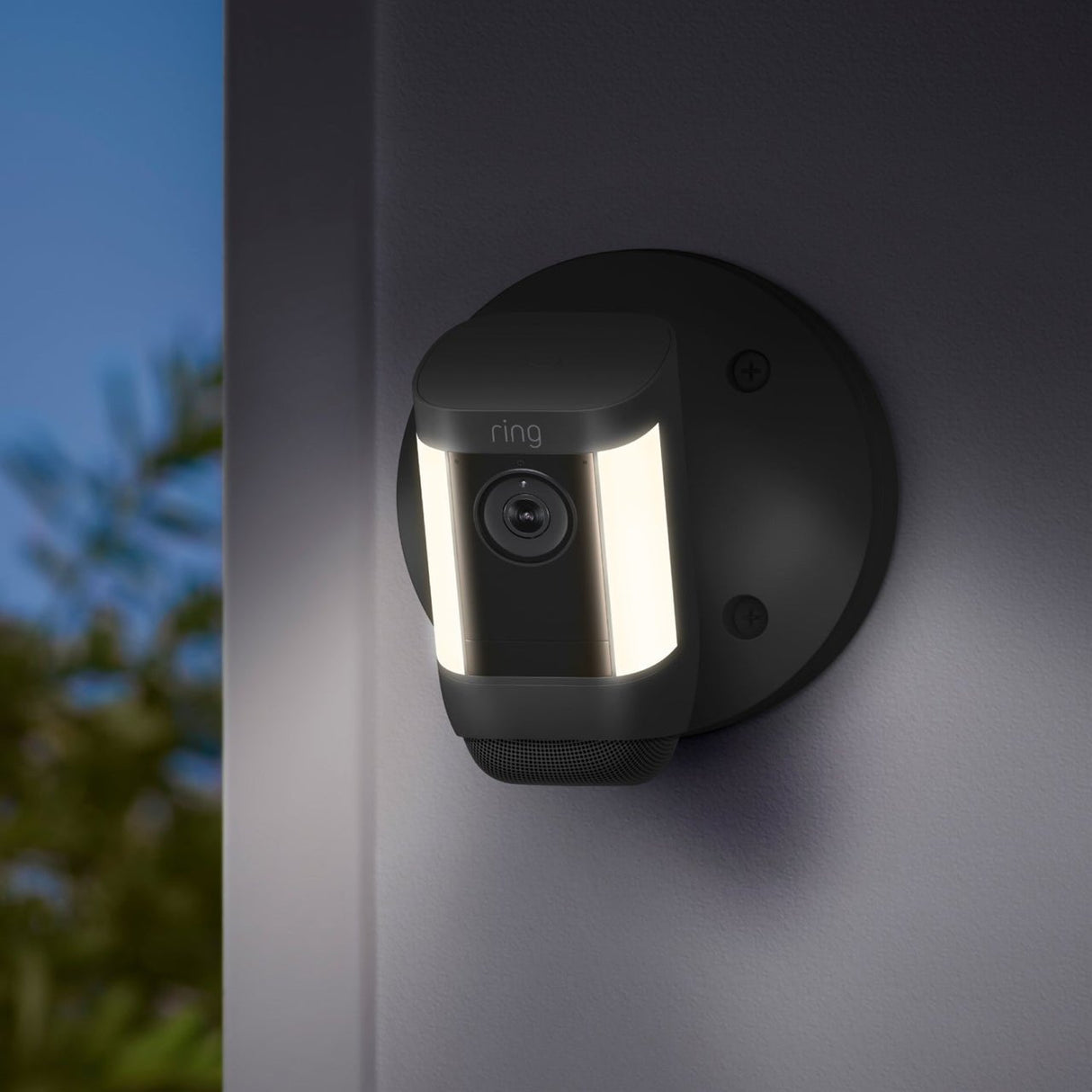 Amazon Ring Spotlight Cam Pro Wired Negro