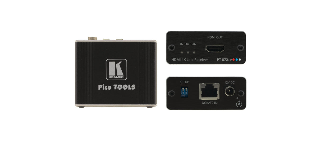 EAN 7291063087432 - Kramer Electronics PT-872XR Transmisor y receptor de señales AV Negro imagen 1