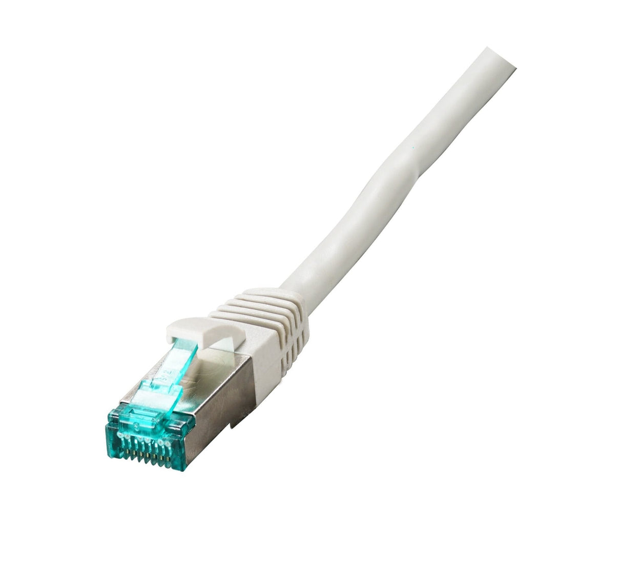 Patchcable Rj45, Cat6a 500mhz, 0.25m, Gris, S-Mp(S/Ftp), Lszh, Einseitig 90grad Gewinkelt