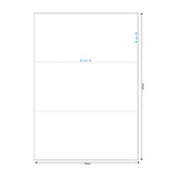 Mediarange Etiketten 210x99mm 150 M. Mark Haftend Blanco