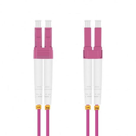 EAN 4005938958184 - Helos 195818 Cable de fibra óptica e InfiniBand 0,5 m LC Violeta imagen 1