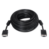 Aisens Cable Svga Con Ferrita - Hdb15 Macho A Macho - 25m - Negro