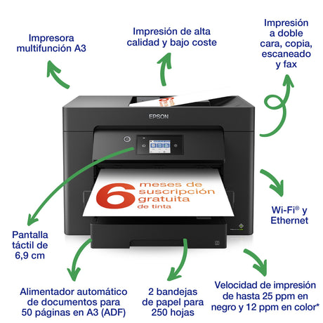 EAN 8715946668420 - Epson WorkForce WF-7830DTWF imagen 5