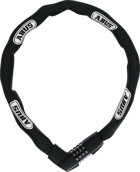 EAN 4003318485664 - ABUS 48566 candado para bicicleta Negro, Blanco 850 mm Candado con cadena imagen 1