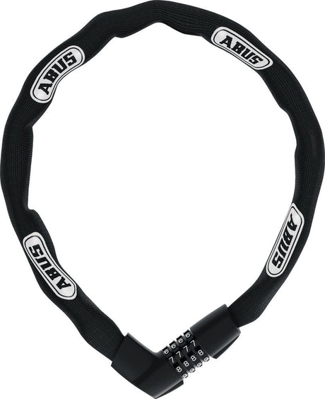 EAN 4003318485664 - ABUS 48566 candado para bicicleta Negro, Blanco 850 mm Candado con cadena imagen 1