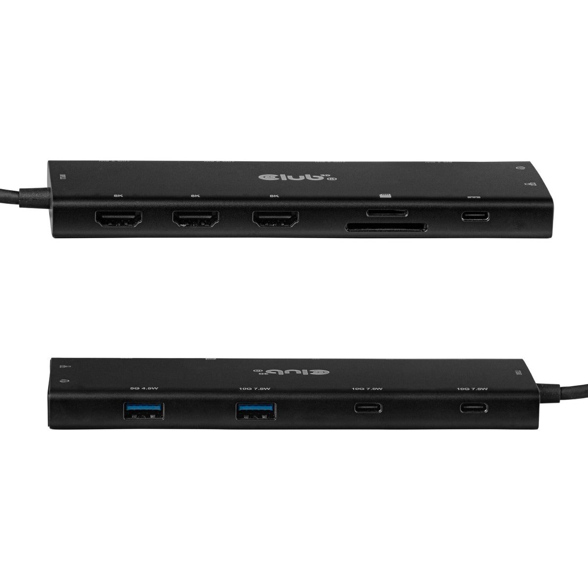 Club3d Usb-C 12in1-Hub >3xhdmi/3xusb-C/Usb/Lan 8k30hz Pd140w Retail